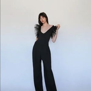 NWT Zara Ruffled Organza Bodysuit